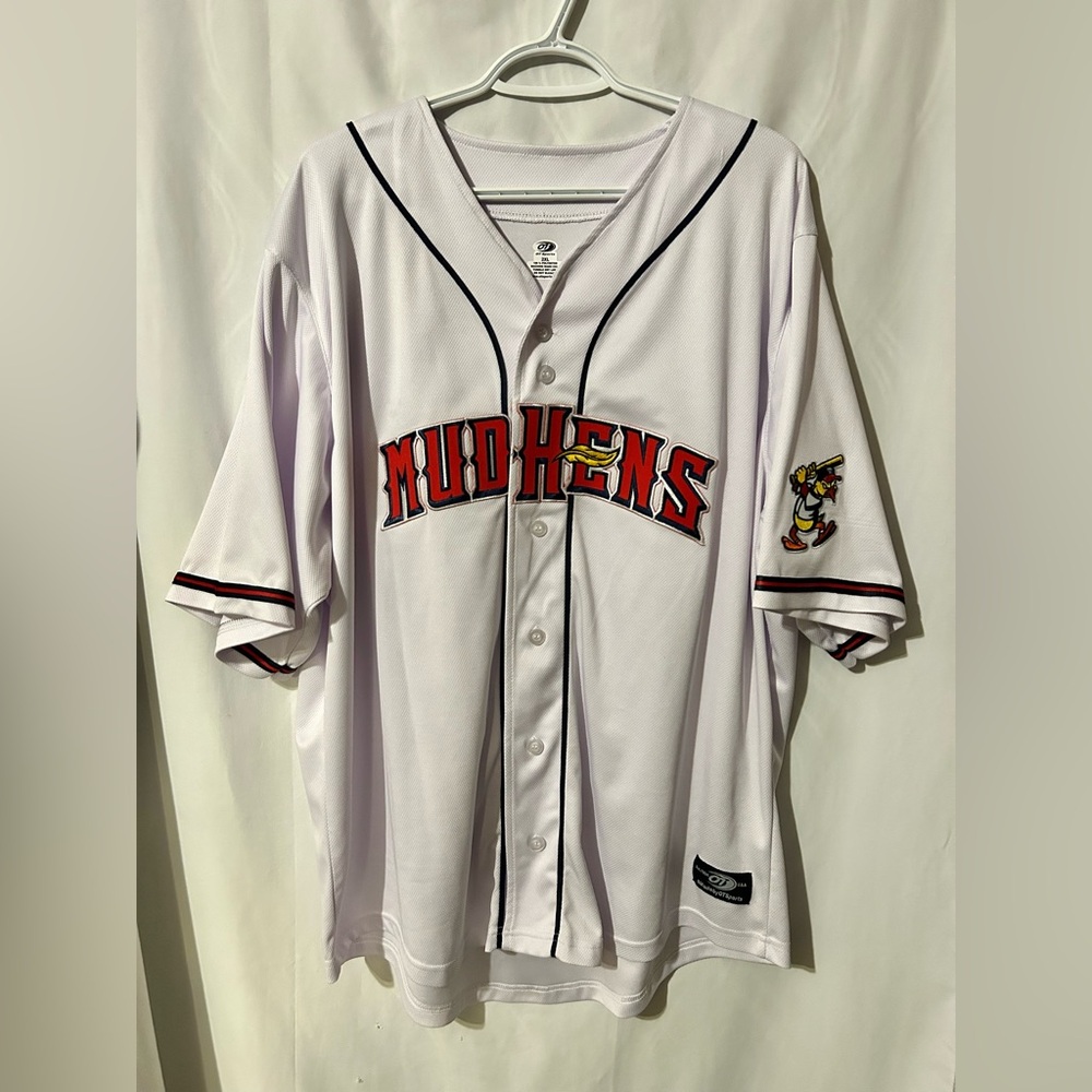 OT Sports Mudhens Men’s White Jersey